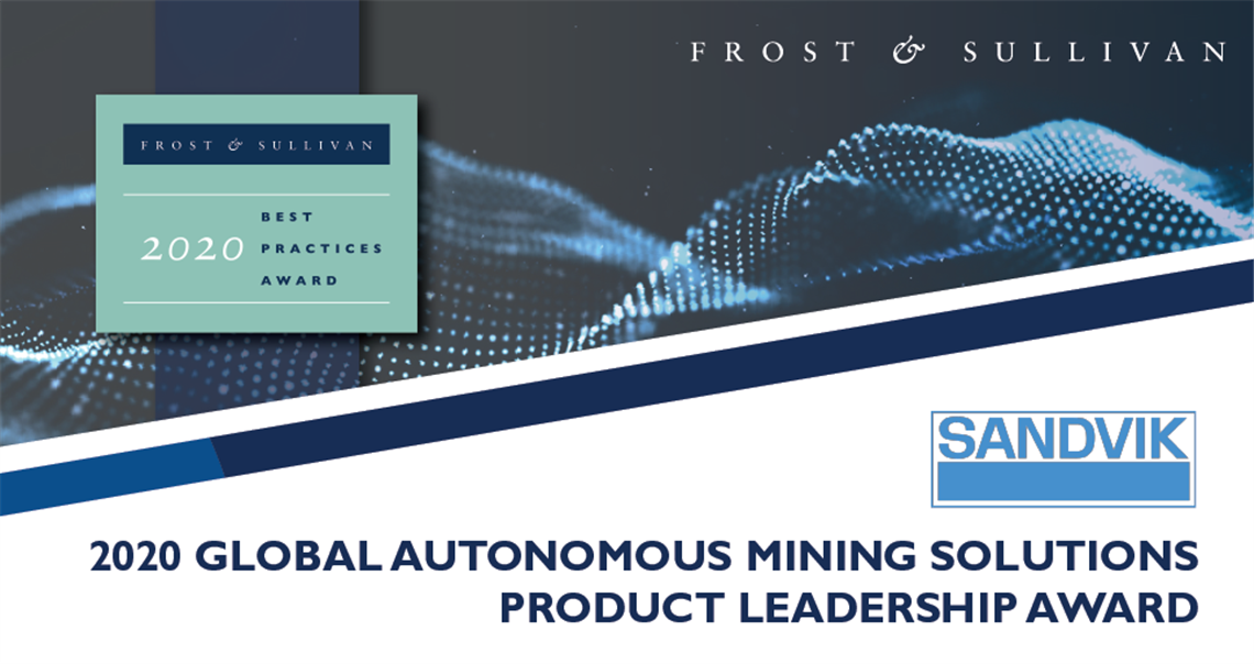 Frost & Sullivan 2020 Global Product Leadership Award