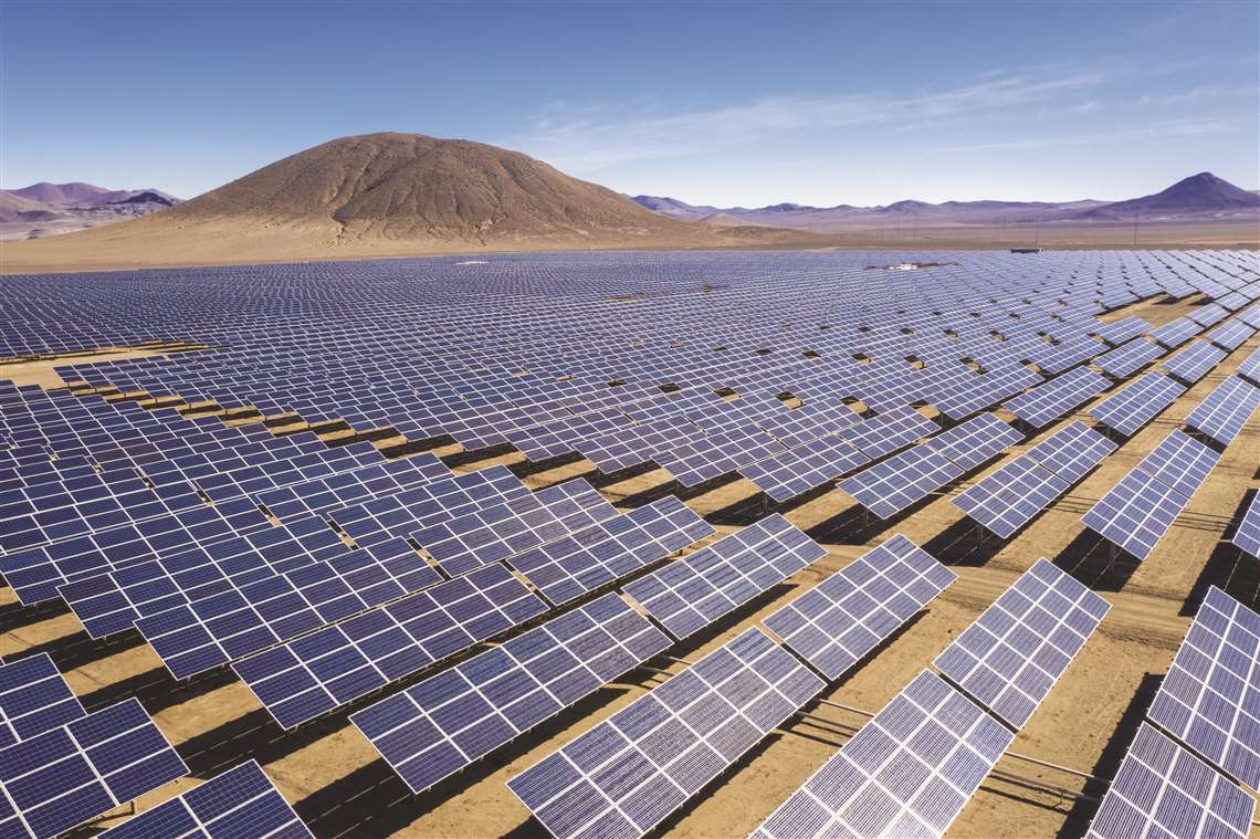 Aggreko solar array panels