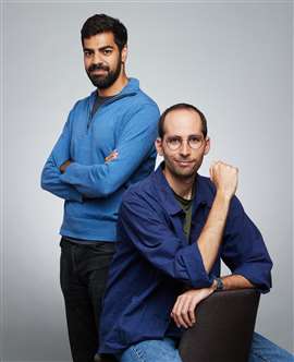 Kapoor (left) and CTO Eric Daoud (right)