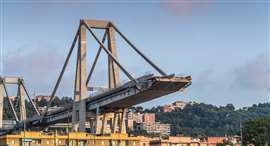 Italy's Morandi Bridge in Genoa, which collapsed in 2018