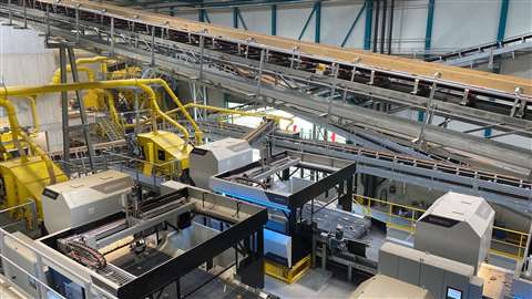 Eberhard Group’s new recycling plant with AI-powered robots 